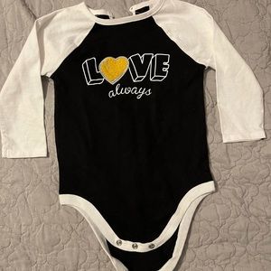 Garanimals, long sleeve onesie “Love Always”, 18 m